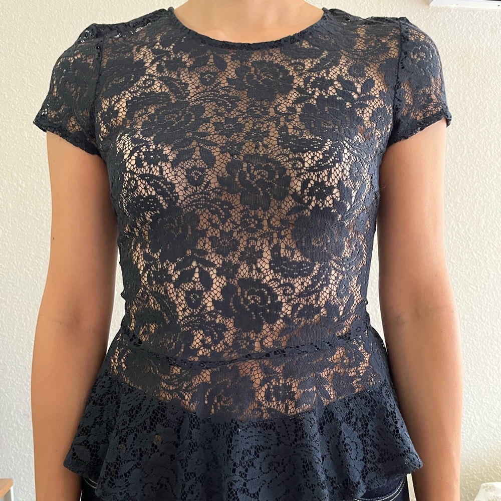 Topshop black tops